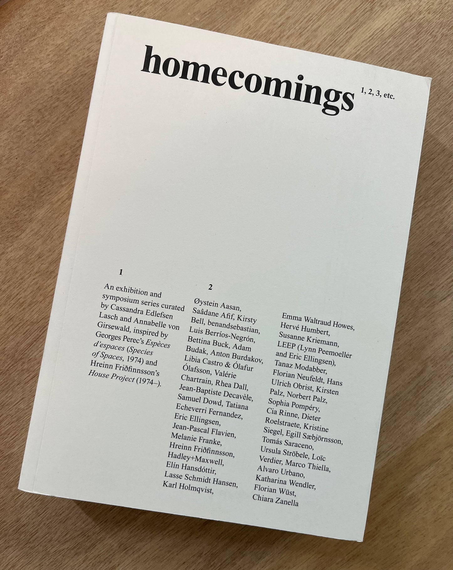 Homecomings 1, 2, 3, etc.