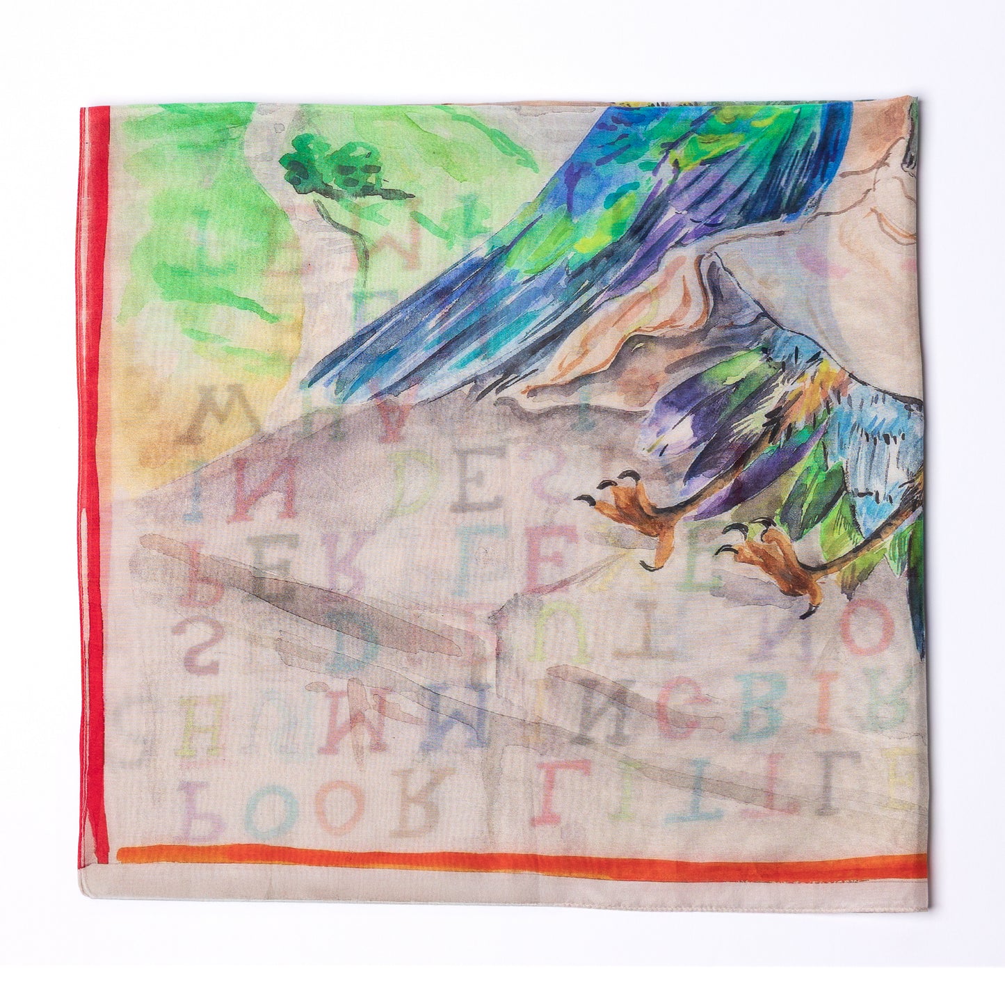 Scarf Maria Pask - Numen, the Little Tired Hummingbird
