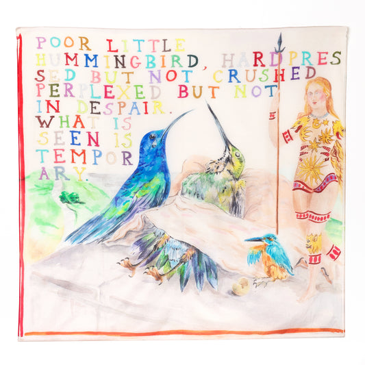 Scarf Maria Pask - Numen, the Little Tired Hummingbird